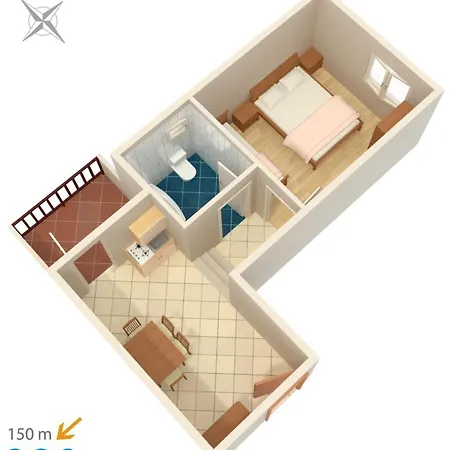 Seaside With A Swimming Pool Brodarica, Sibenik - 4249 Apartman Brodarica