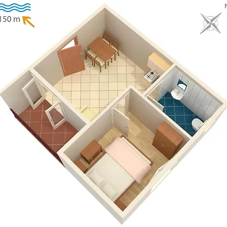 Seaside With A Swimming Pool Brodarica, Sibenik - 4249 Brodarica