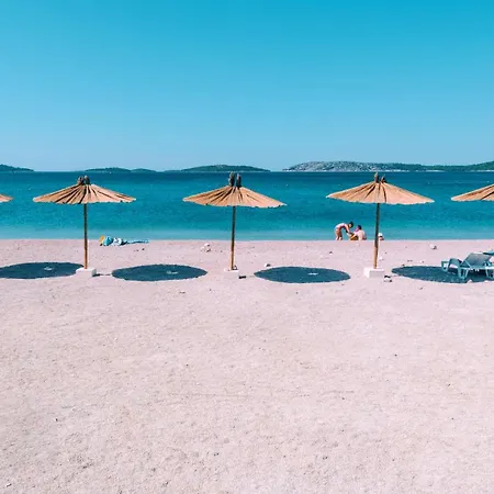 Seaside With A Swimming Pool Brodarica, Sibenik - 4249 Apartman